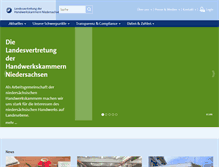Tablet Screenshot of handwerk-lhn.de